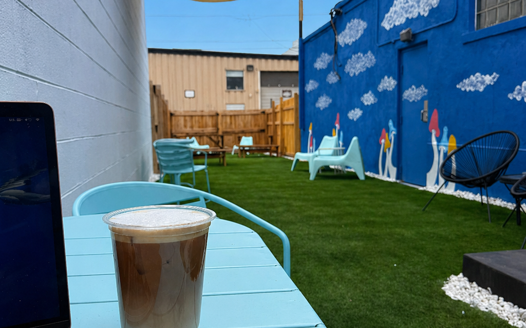 Outdoor Café Patio at Vivid Minds Cafe